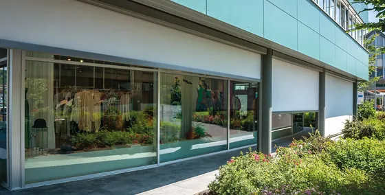 Área gourmet com toldo vertical
